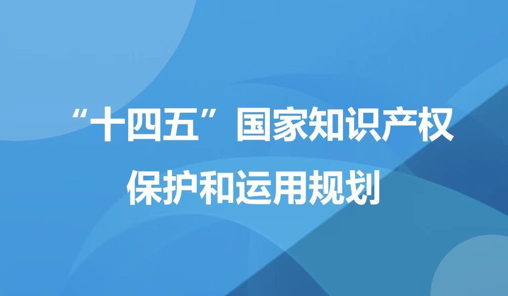 “十四五”国家知识产权保护和运用规划