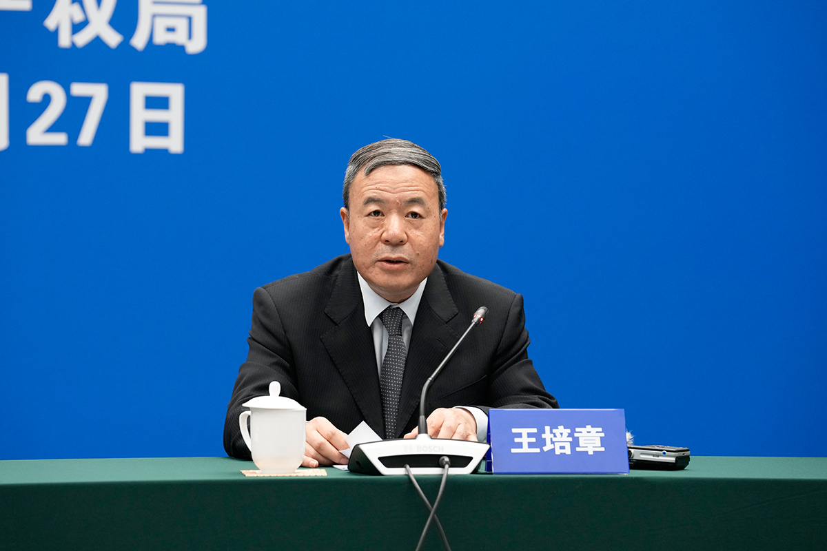 局知识产权运用促进司司长王培章